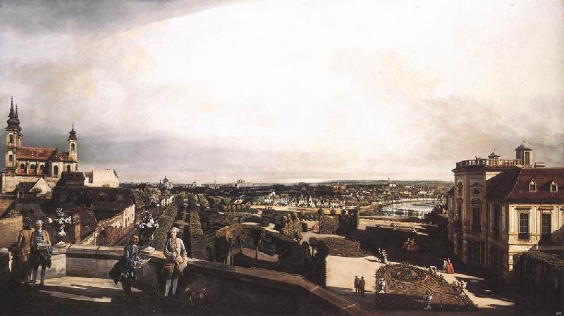 BELLOTTO, Bernardo Vienna, Panorama from Palais Kaunitz ffg